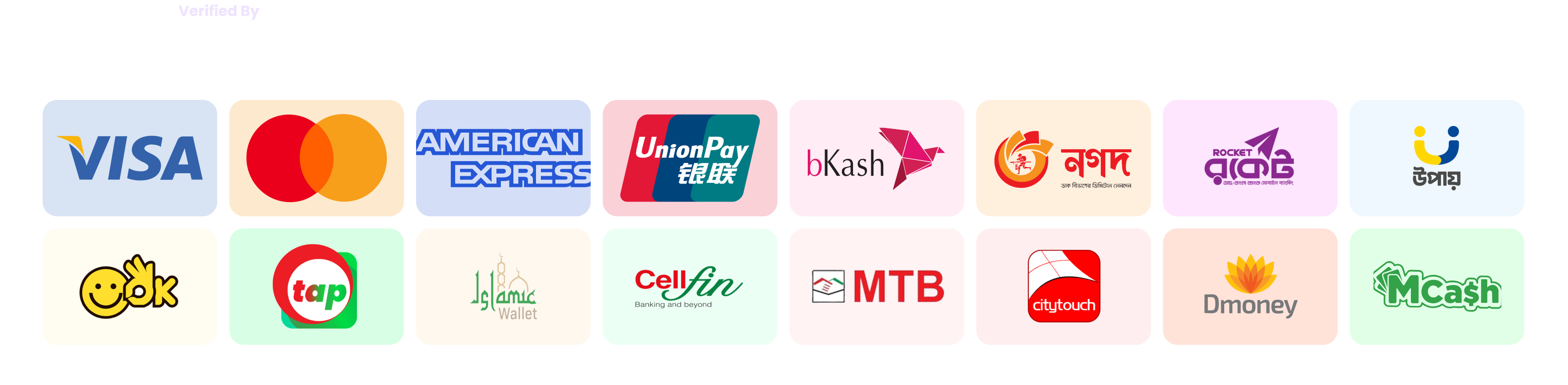 Verified by PayStation — Visa, Mastercard, bKash, Nagad এবং অন্যান্য পেমেন্ট মাধ্যম